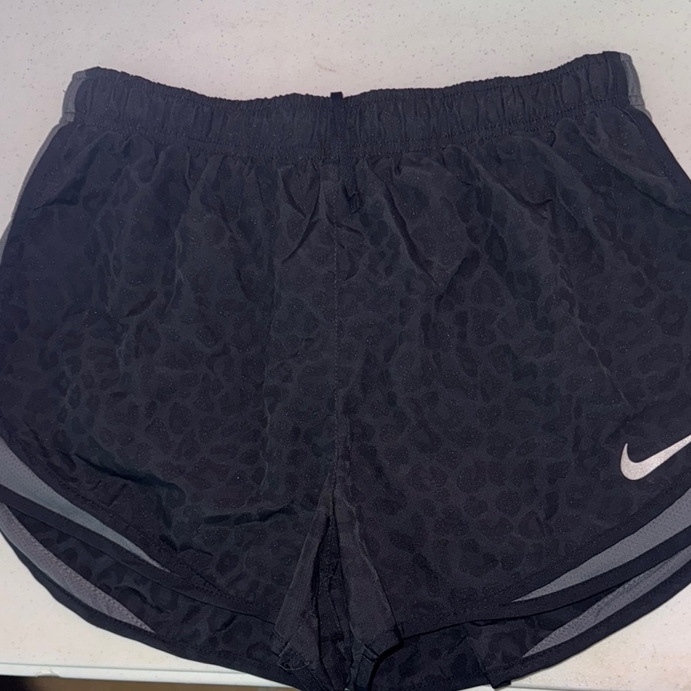 Nike Black and Gray Athletic Shorts Lightweight Design
